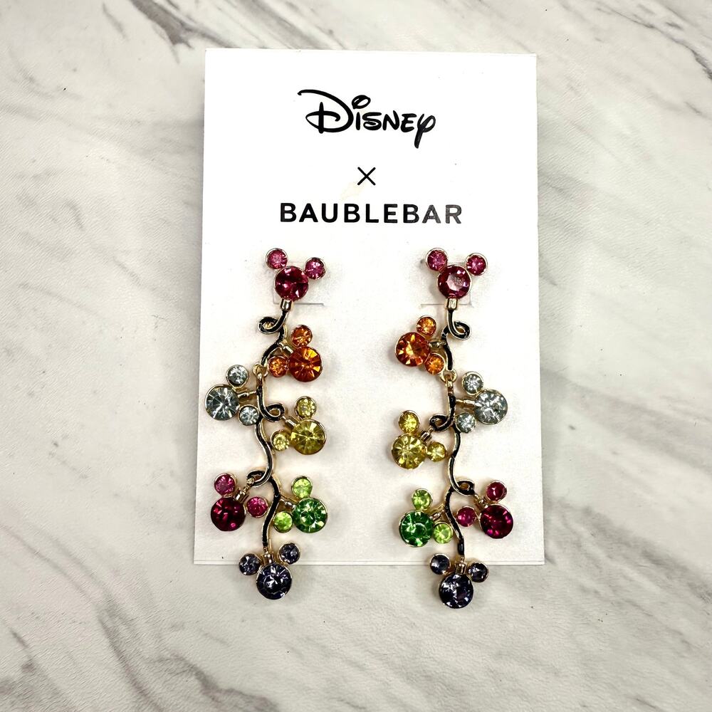 New Disney x Baublebar Mickey Light Drop Earrings